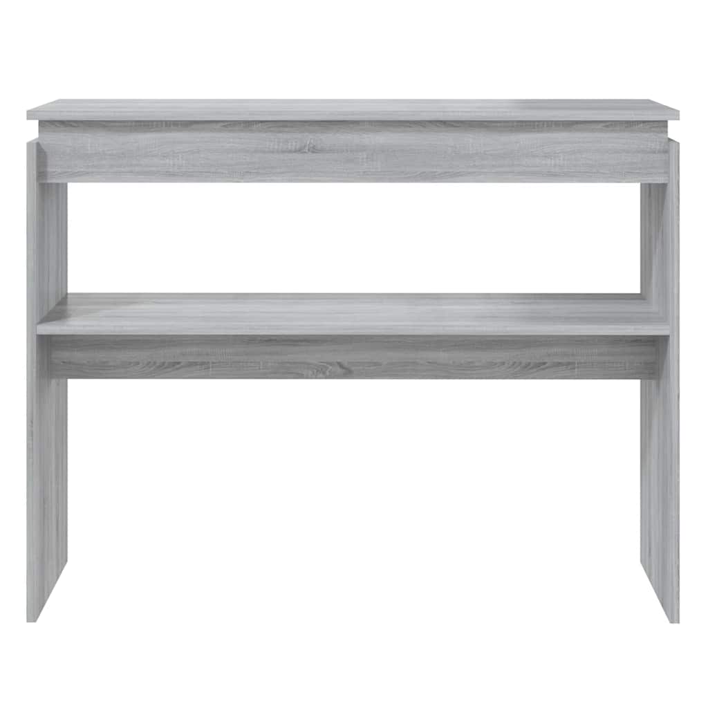 Table console Sonoma gris 102x30x80 cm Bois d'ingénierie - XIOS