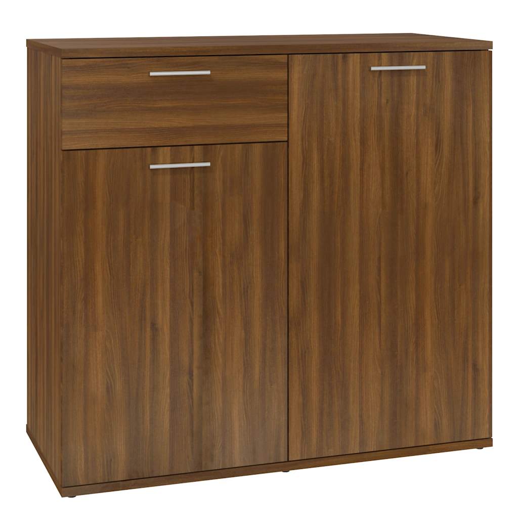 Buffet Chêne marron 80x36x75 cm Bois d'ingénierie - XIOS