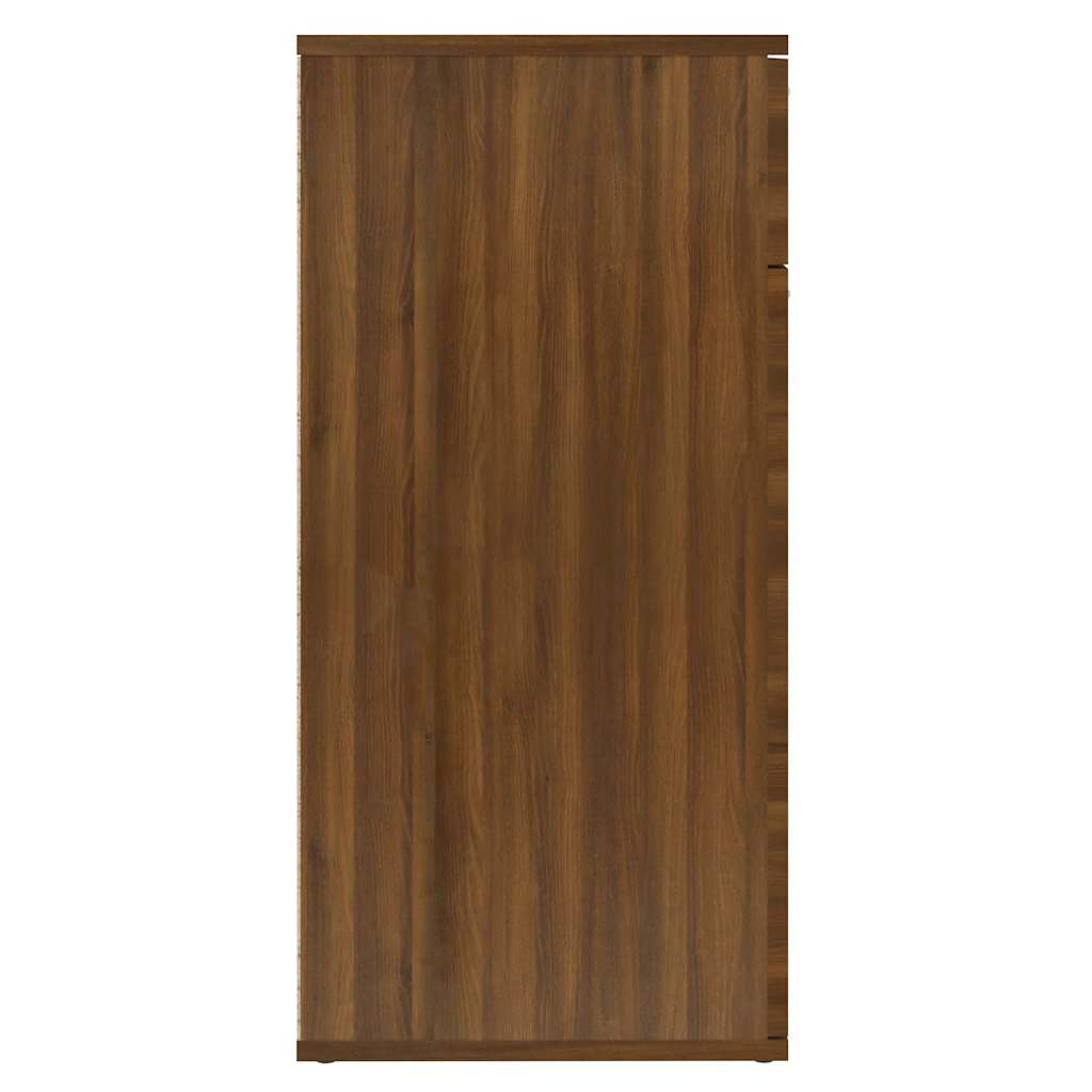 Buffet Chêne marron 80x36x75 cm Bois d'ingénierie - XIOS