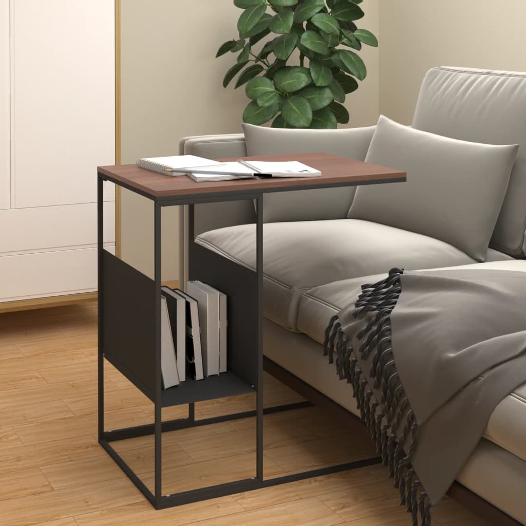 Table d'appoint Noir 55x36x59,5 cm Bois d'ingénierie - XIOS