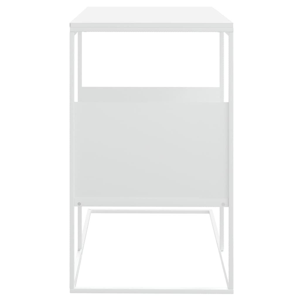 Table d'appoint Blanc 55x36x59,5 cm Bois d'ingénierie - XIOS