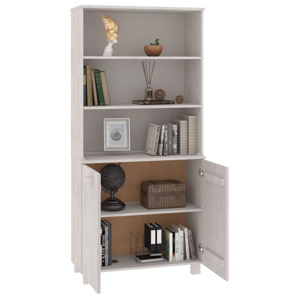 Buffet HAMAR Bois massif de pin Blanc
