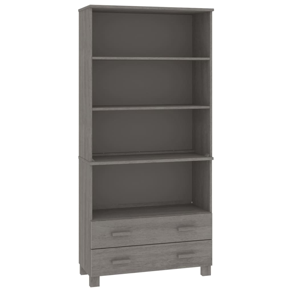 Buffet HAMAR Bois massif de pin Gris clair - XIOS