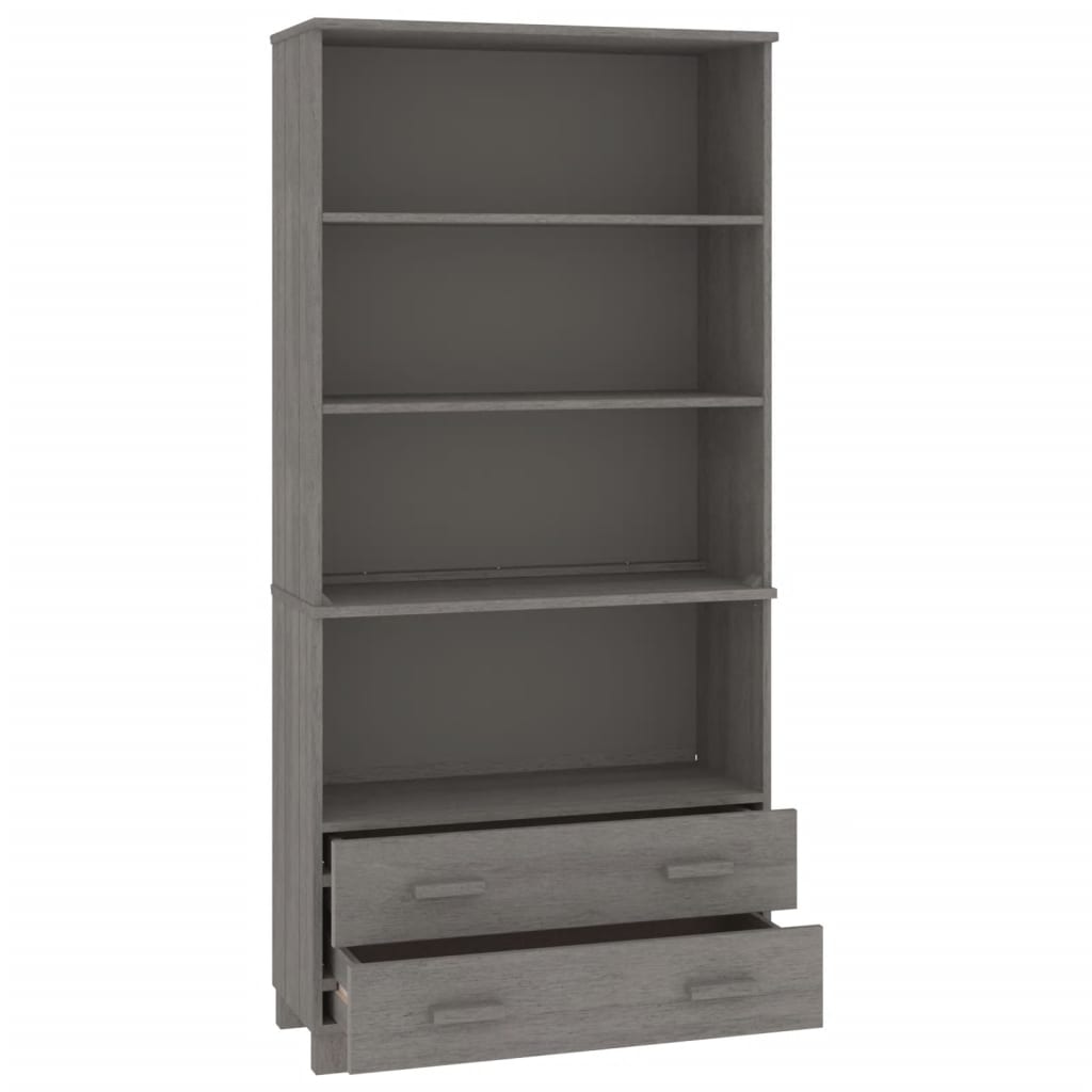 Buffet HAMAR Bois massif de pin Gris clair - XIOS