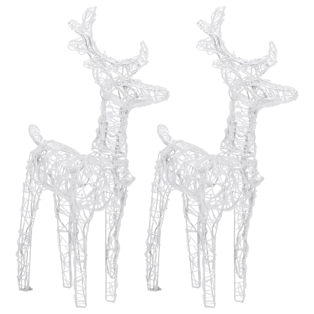 Décoration de Noël Rennes et traîneau 320 LED Acrylique - XIOS
