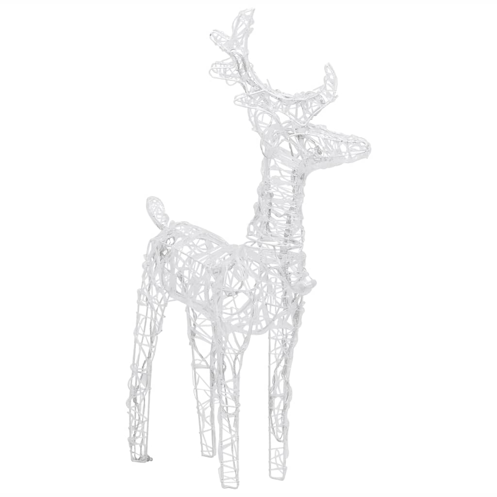 Décoration de Noël Rennes et traîneau 320 LED Acrylique - XIOS