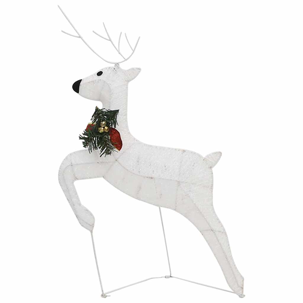 Décoration de Noël Renne et traîneau 140 LED extérieur blanc - XIOS