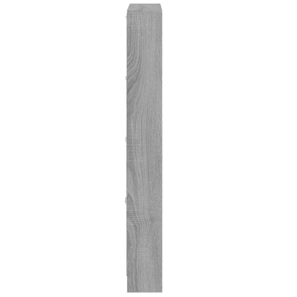 Armoire à chaussures Sonoma gris 59x17x150 cm Bois d'ingénierie - XIOS