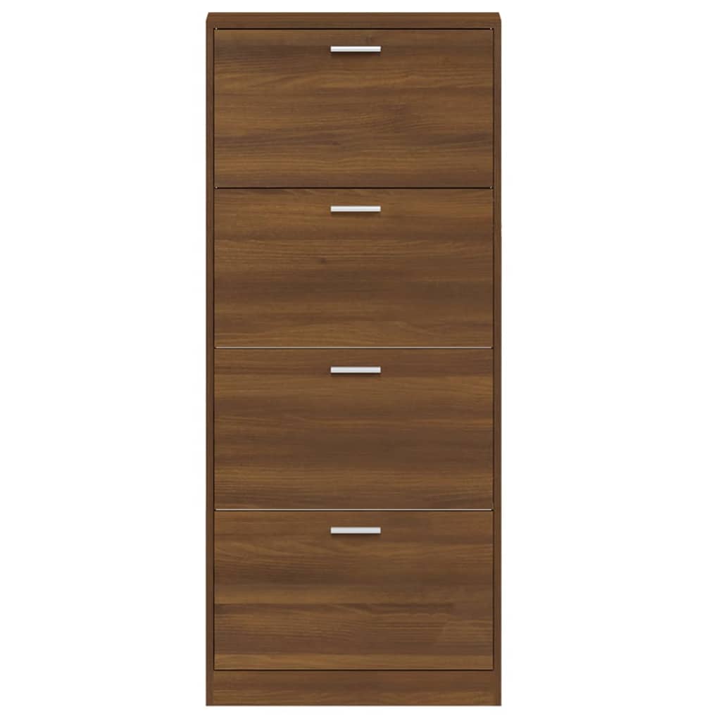 Armoire à chaussures Chêne marron 59x17x150cm Bois d'ingénierie - XIOS