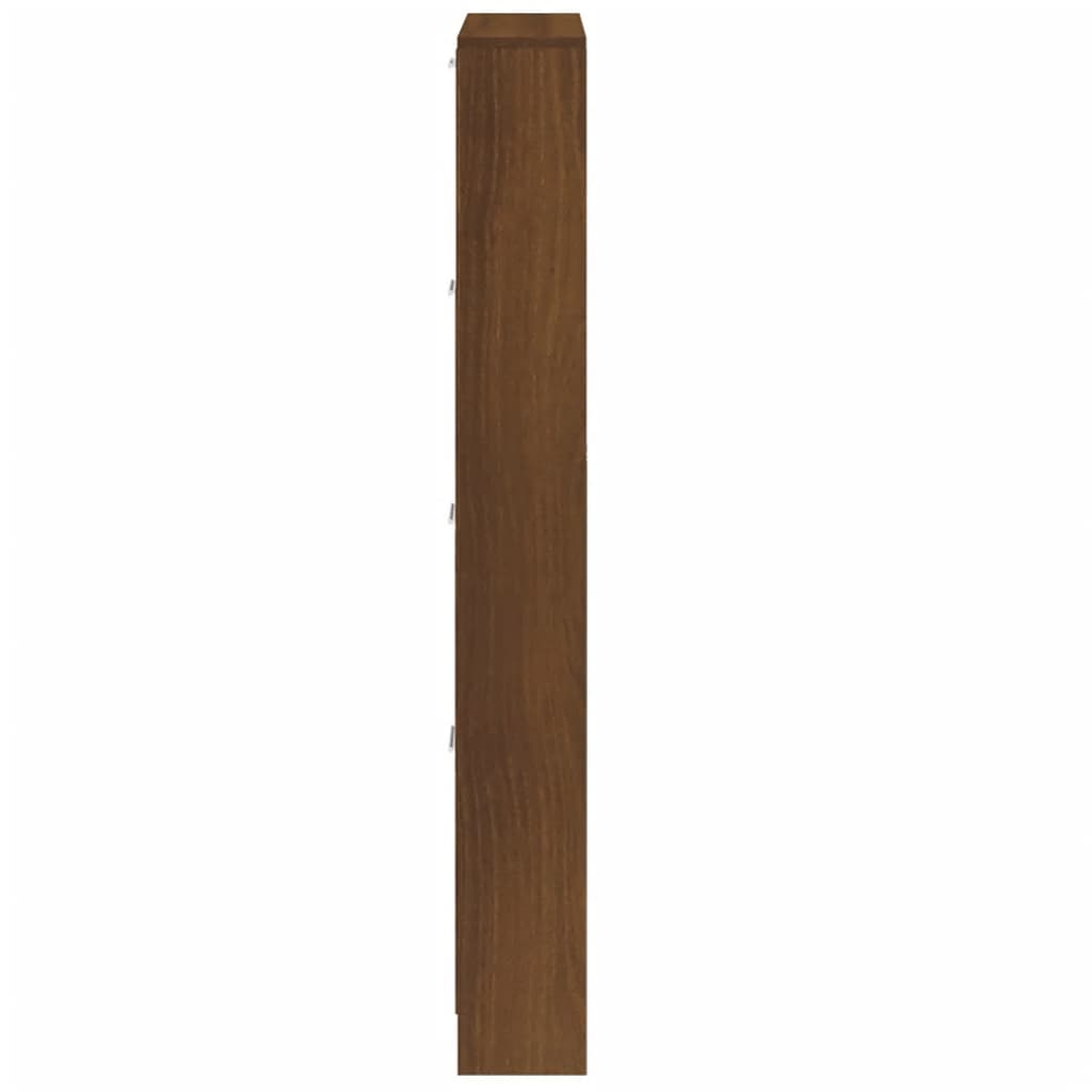 Armoire à chaussures Chêne marron 59x17x150cm Bois d'ingénierie - XIOS
