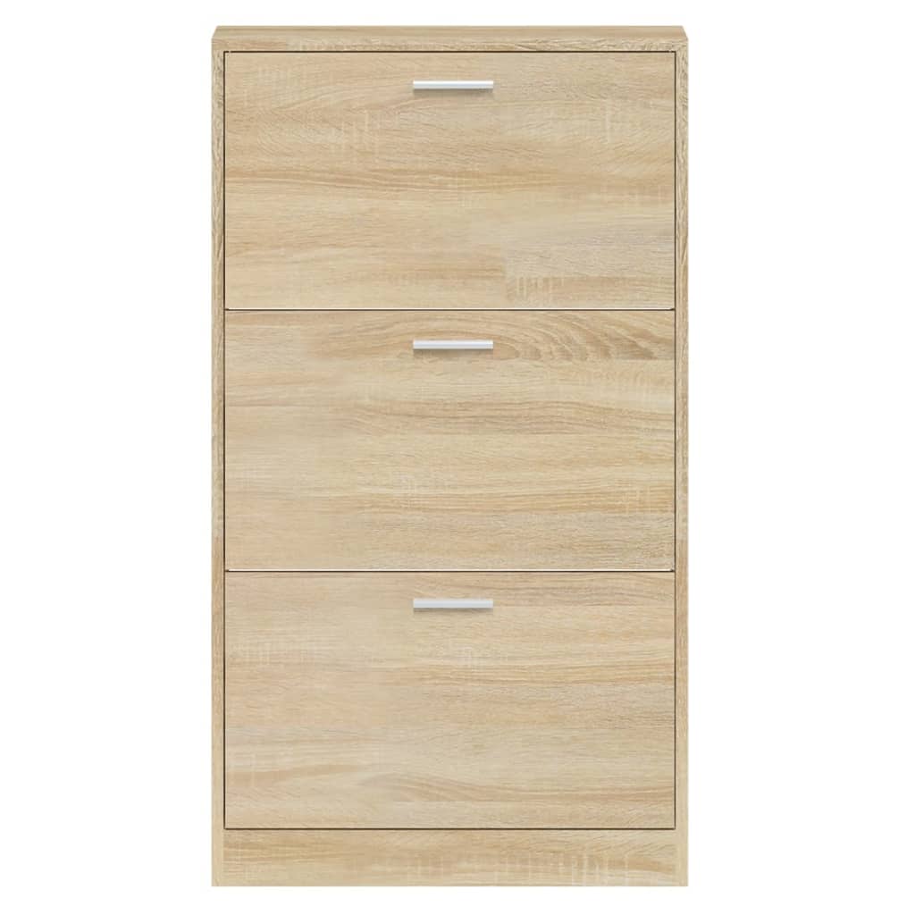 Armoire à chaussures Chêne 59x17x108 cm Bois d'ingénierie - XIOS