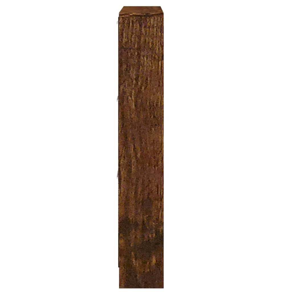 Armoire à chaussures Chêne fumé 59x17x108 cm Bois d'ingénierie - XIOS