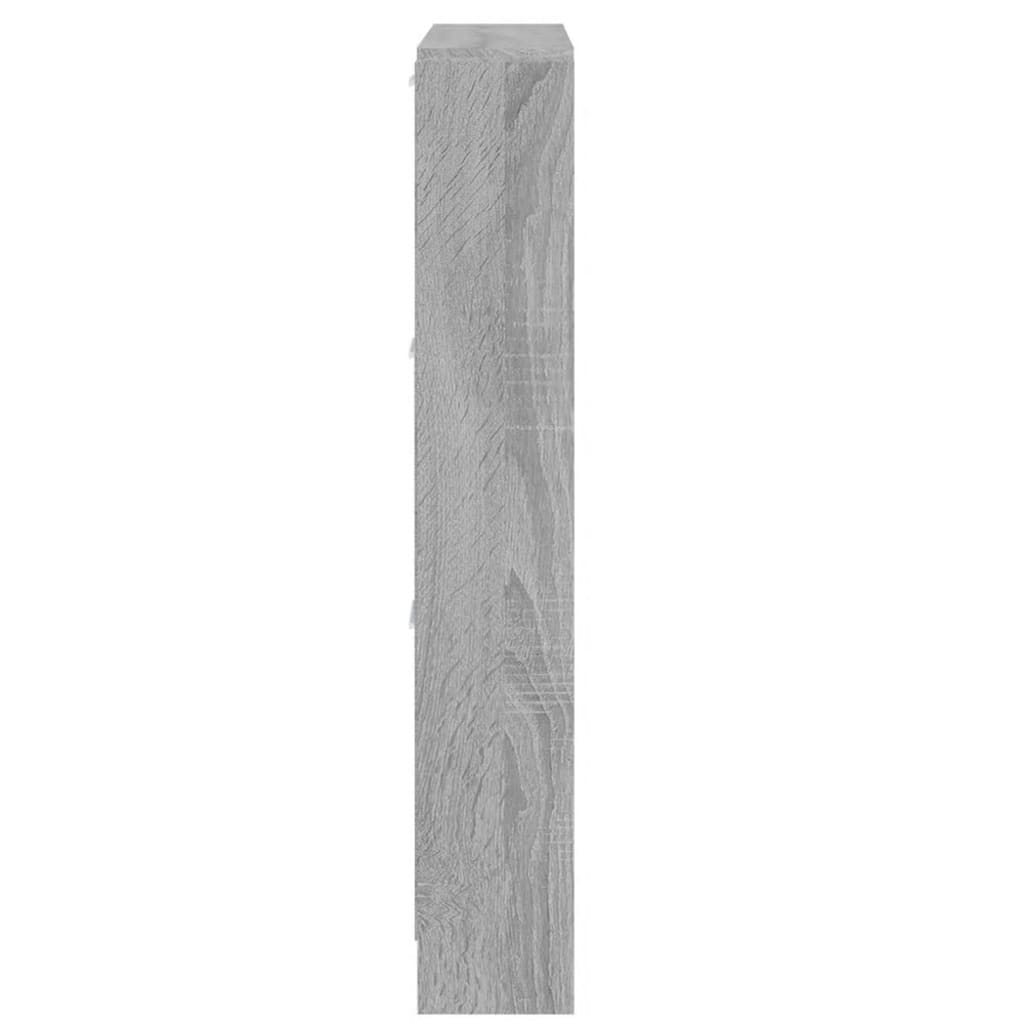 Armoire à chaussures Sonoma gris 59x17x108 cm Bois d'ingénierie - XIOS