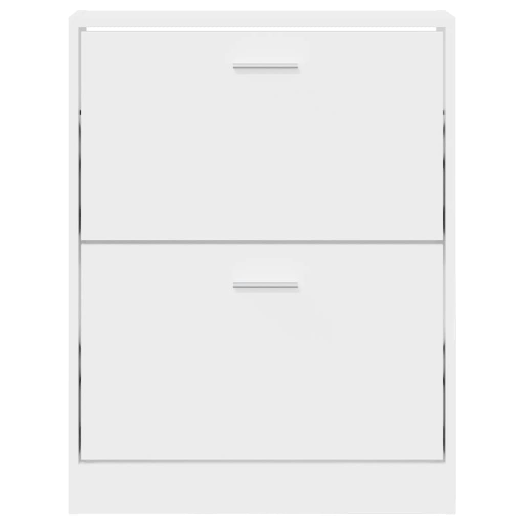 Armoire à chaussures Blanc 59x17x81 cm Bois d'ingénierie - XIOS