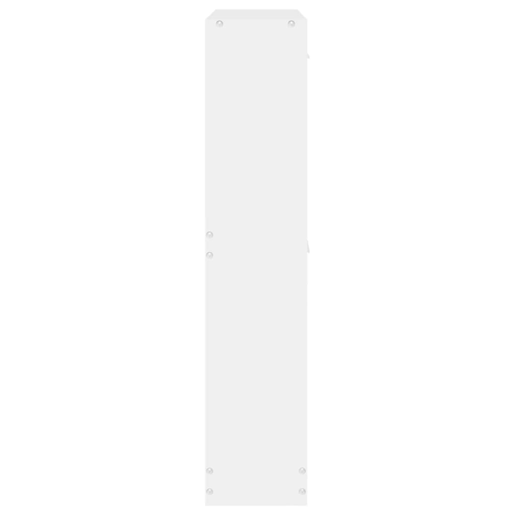 Armoire à chaussures Blanc 59x17x81 cm Bois d'ingénierie - XIOS
