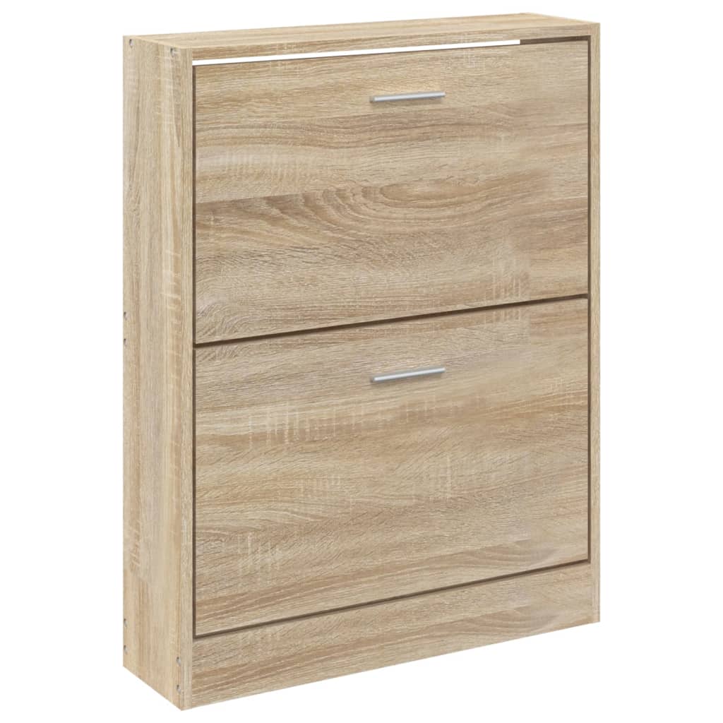 Armoire à chaussures Chêne 59x17x81 cm Bois d'ingénierie - XIOS