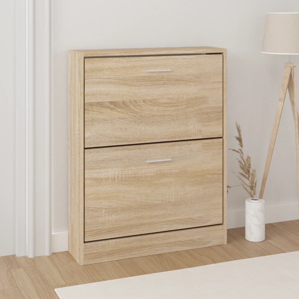 Armoire à chaussures Chêne 59x17x81 cm Bois d'ingénierie - XIOS