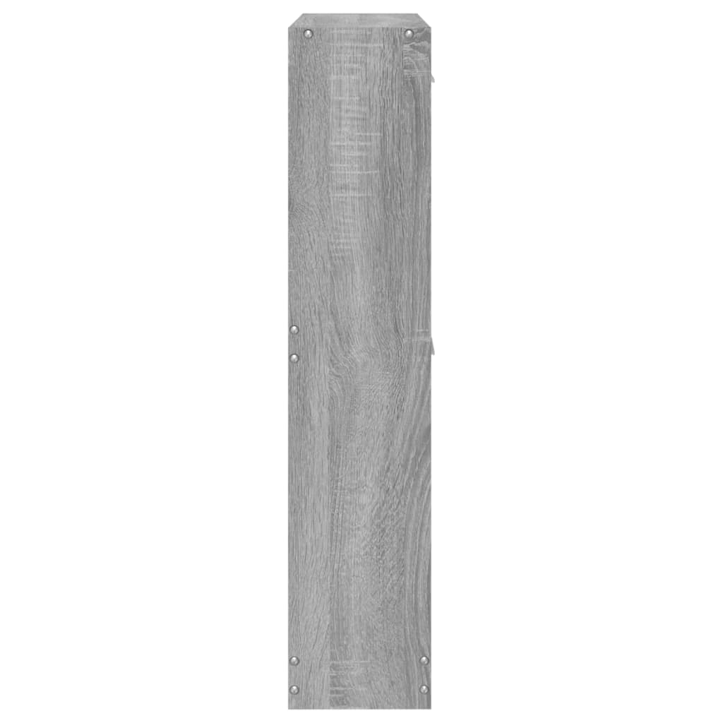 Armoire à chaussures Sonoma gris 59x17x81 cm Bois d'ingénierie - XIOS