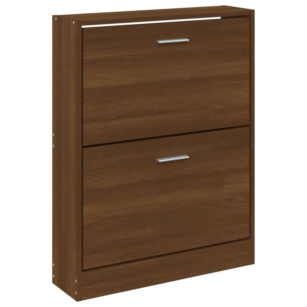 Armoire à chaussures Chêne marron 59x17x81 cm Bois d'ingénierie - XIOS