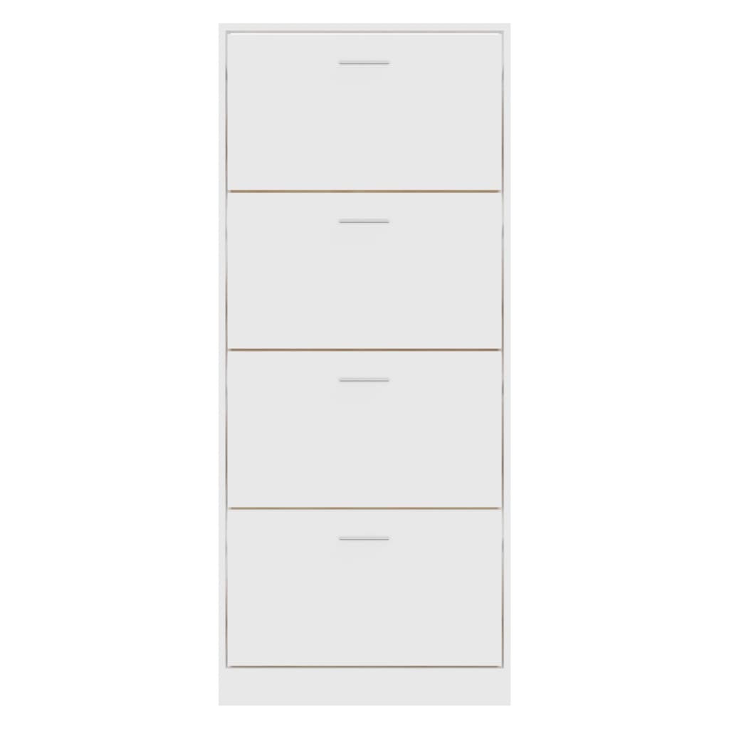 Armoire à chaussures Blanc 63x24x147 cm Bois d'ingénierie - XIOS