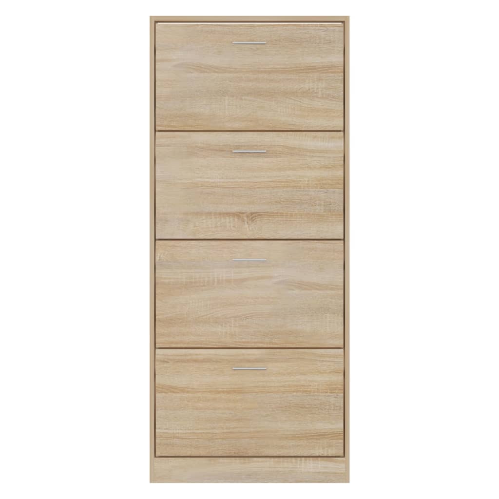 Armoire à chaussures Chêne sonoma 63x24x147cm Bois d'ingénierie - XIOS