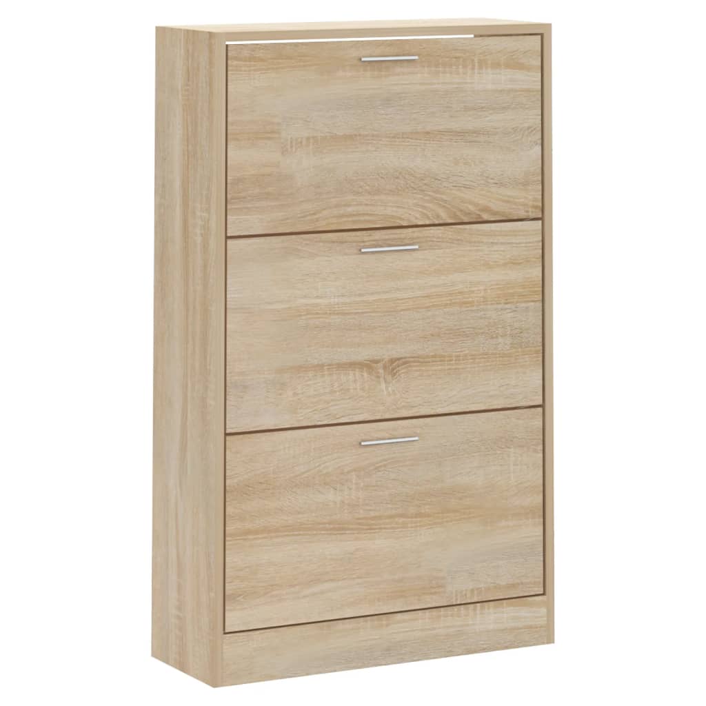 Armoire à chaussures Chêne sonoma 63x24x103cm Bois d'ingénierie - XIOS