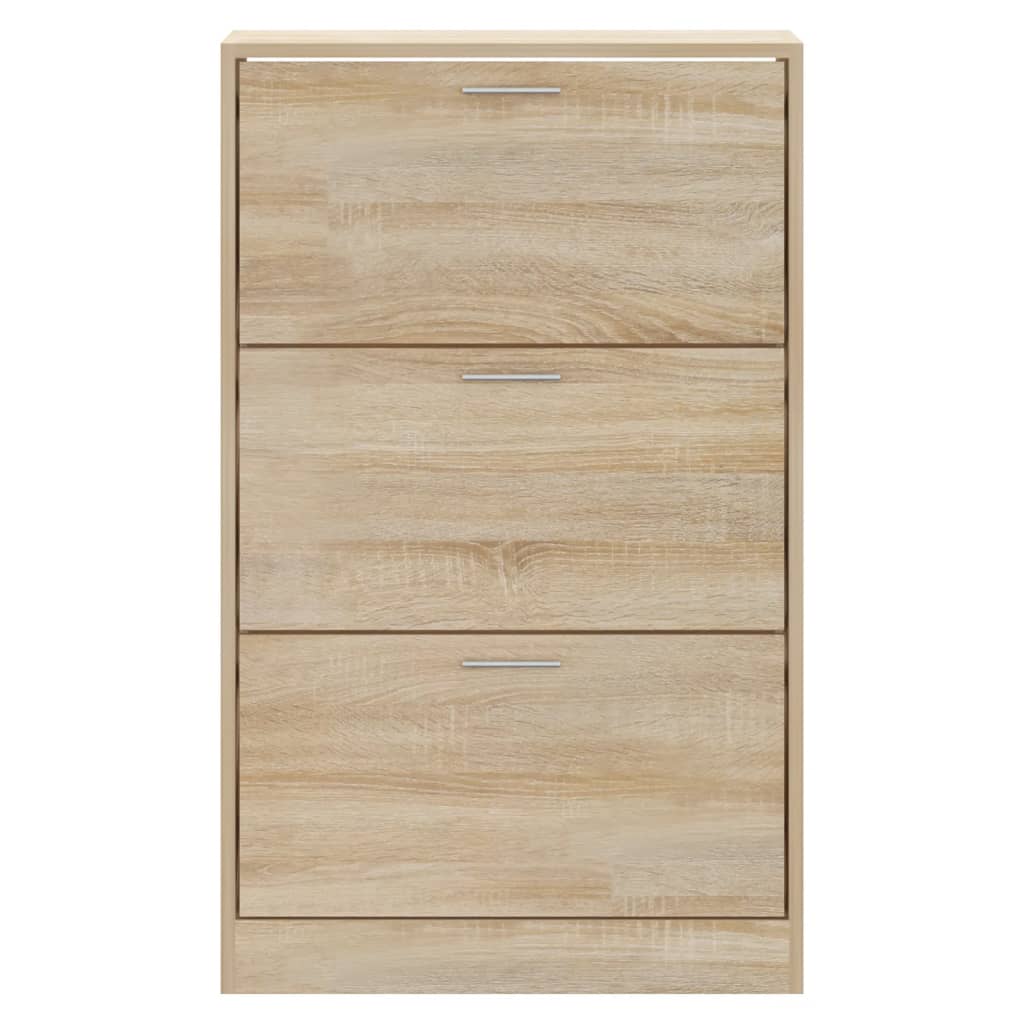 Armoire à chaussures Chêne sonoma 63x24x103cm Bois d'ingénierie - XIOS