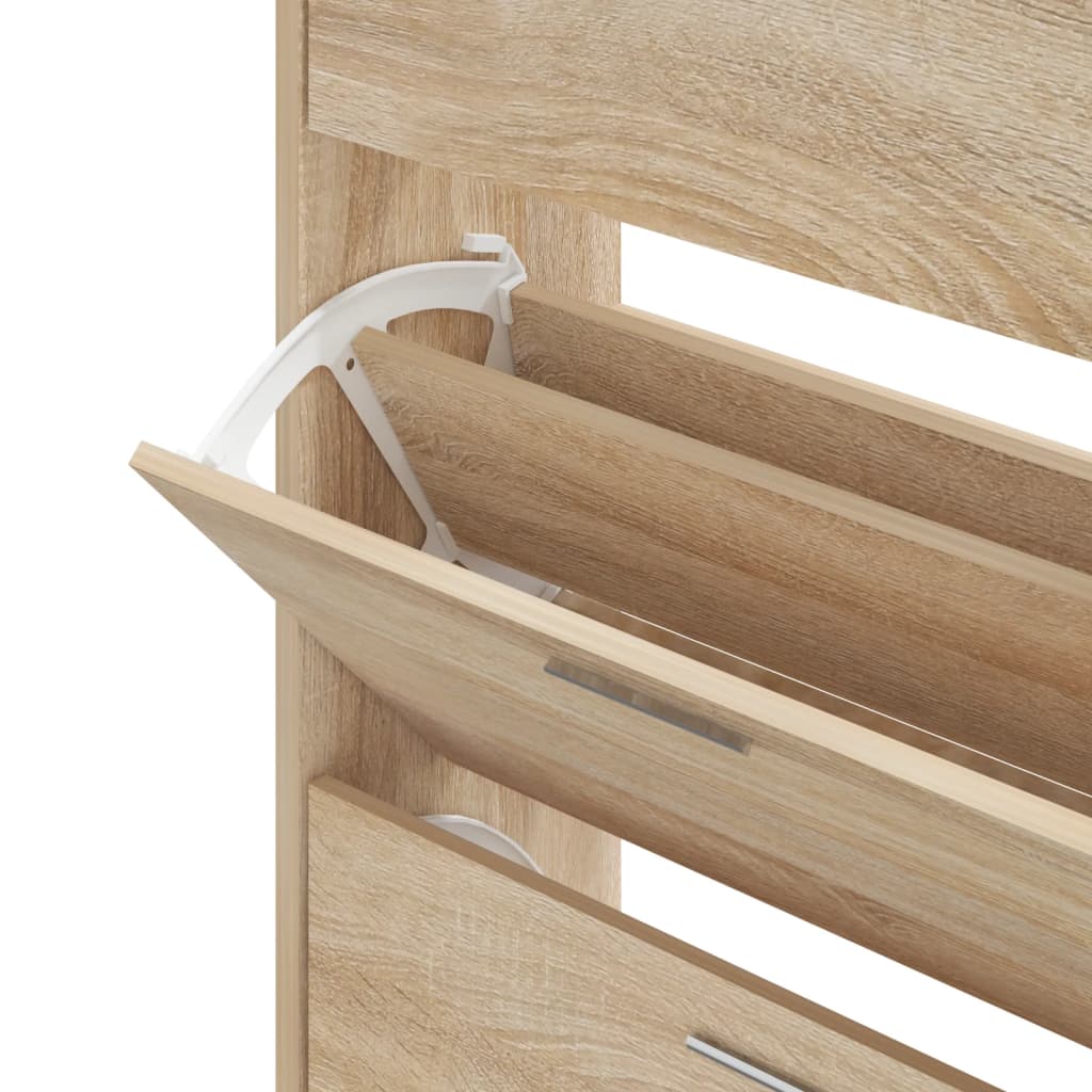 Armoire à chaussures Chêne sonoma 63x24x103cm Bois d'ingénierie - XIOS