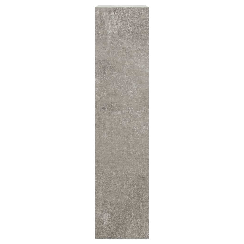 Armoire à chaussures Gris béton 63x24x103 cm Bois d'ingénierie - XIOS