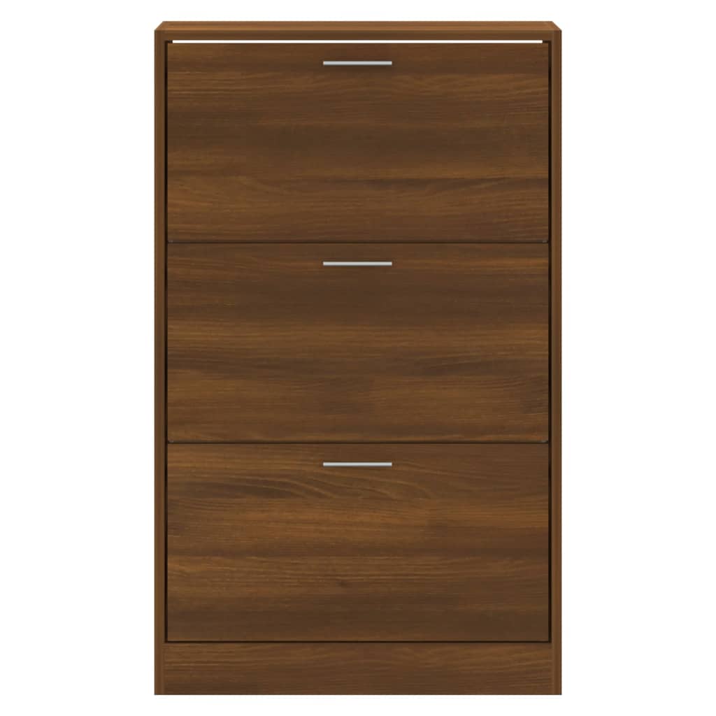 Armoire à chaussures Chêne marron 63x24x103cm Bois d'ingénierie - XIOS