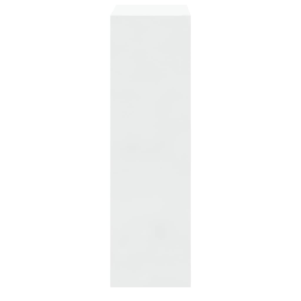 Armoire à chaussure Blanc brillant 63x24x81 cm Bois ingénierie - XIOS