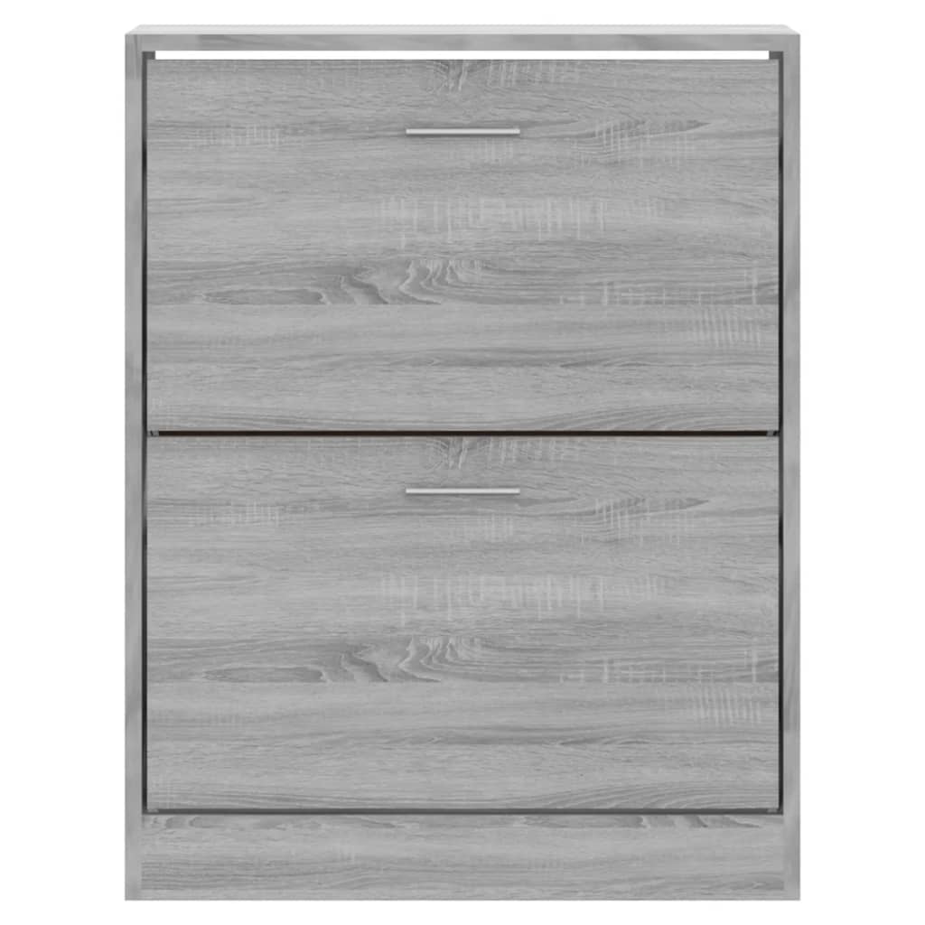 Armoire à chaussures Sonoma gris 63x24x81 cm Bois d'ingénierie - XIOS