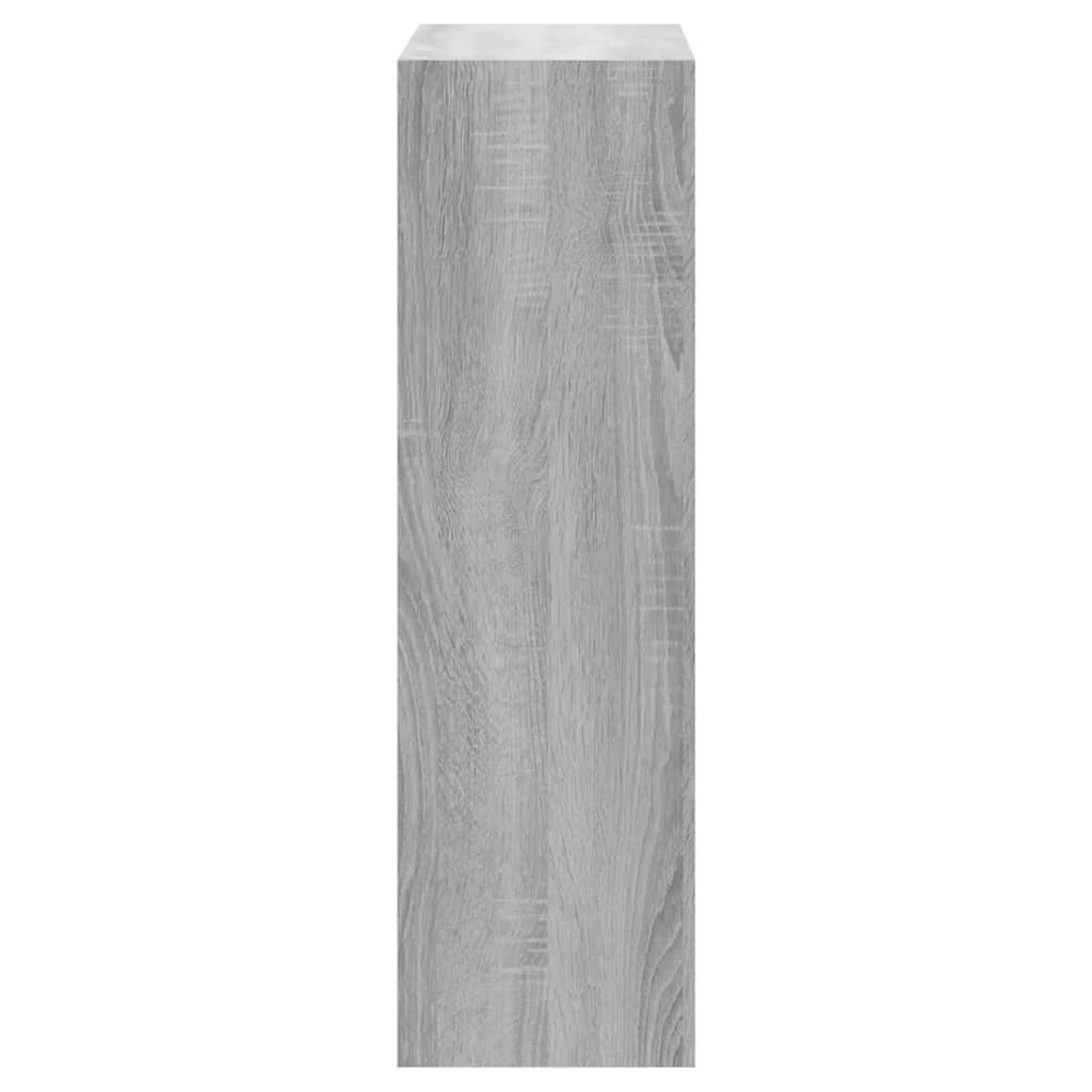Armoire à chaussures Sonoma gris 63x24x81 cm Bois d'ingénierie - XIOS