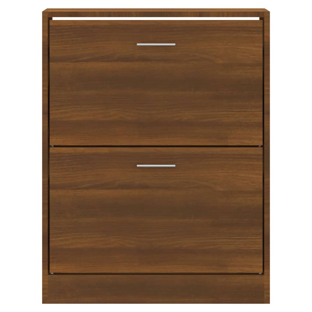 Armoire à chaussures Chêne marron 63x24x81 cm Bois d'ingénierie - XIOS