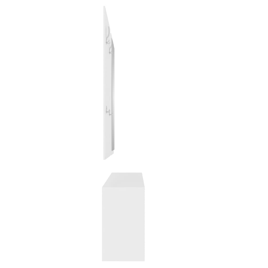Ensemble d'armoires à chaussures 3-en-1 Blanc Bois d'ingénierie - XIOS