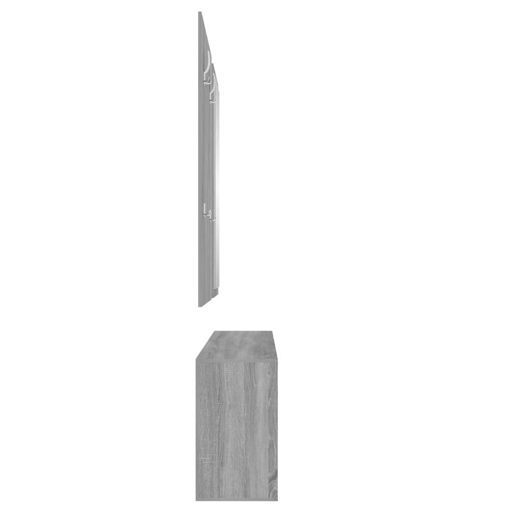 Ensemble d'armoires à chaussures 3-en-1 Sonoma gris - XIOS