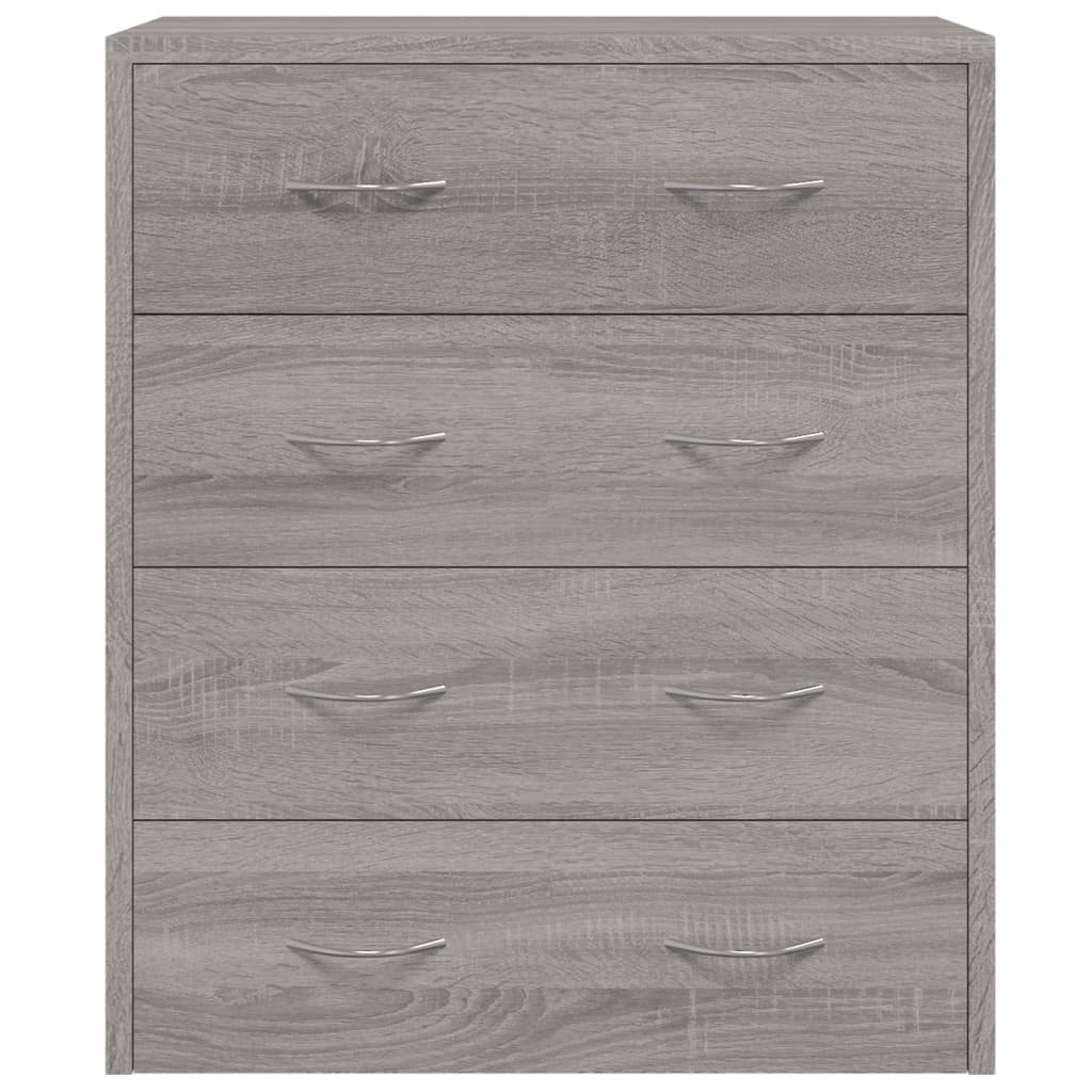 Buffet avec 4 tiroirs 60x30,5x71 cm Sonoma gris - XIOS
