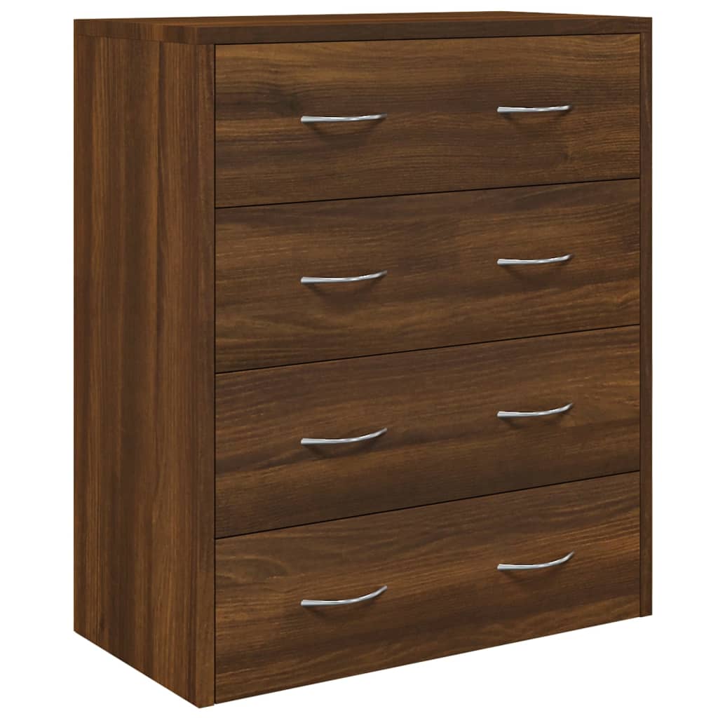 Buffet avec 4 tiroirs 60x30,5x71 cm Chêne marron - XIOS
