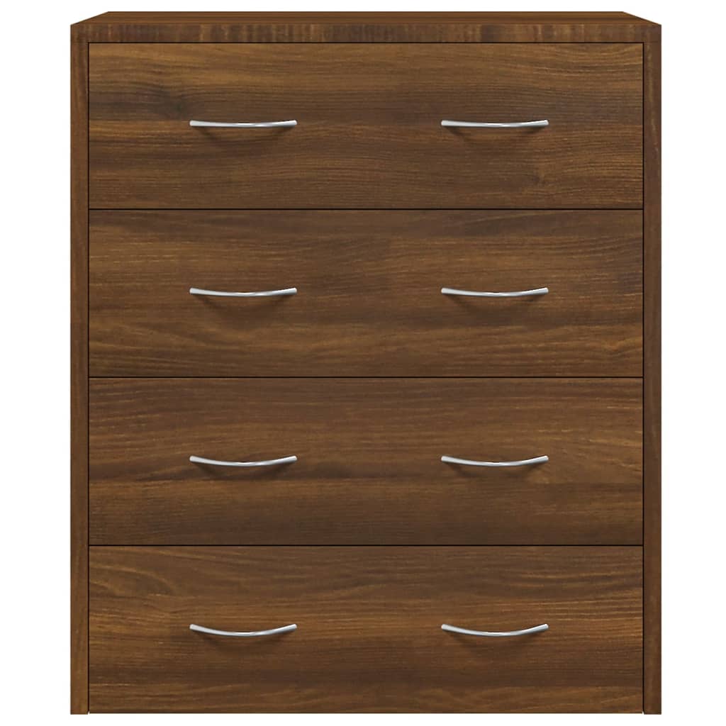 Buffet avec 4 tiroirs 60x30,5x71 cm Chêne marron - XIOS