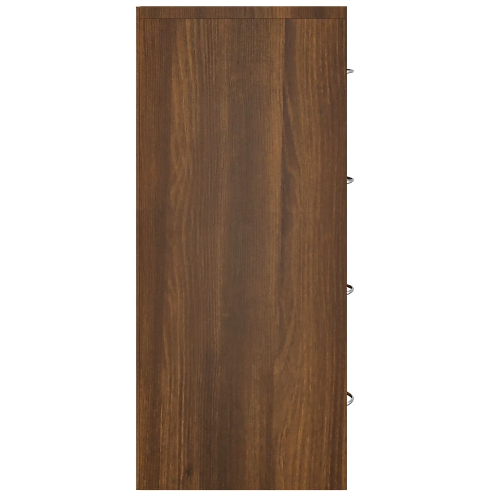 Buffet avec 4 tiroirs 60x30,5x71 cm Chêne marron - XIOS