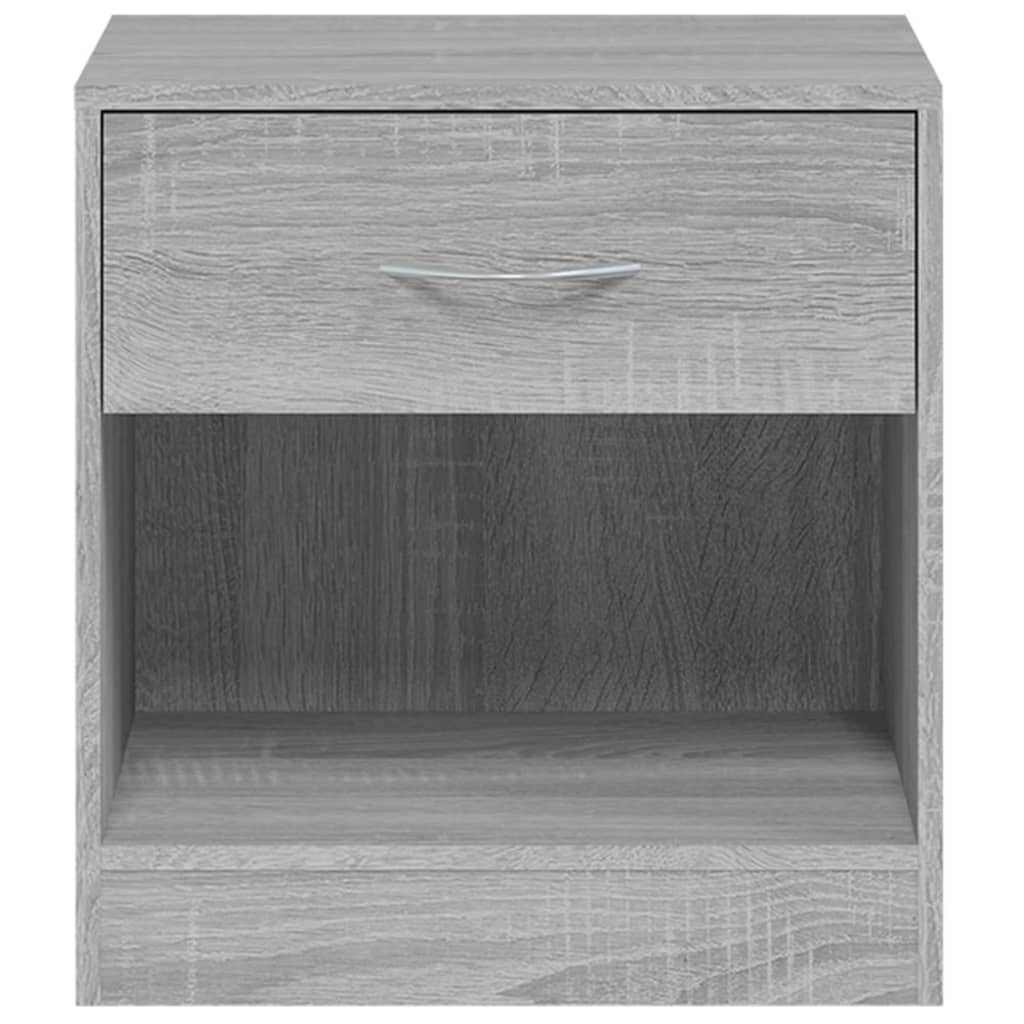 Tables de chevet 2 pcs avec tiroir Sonoma gris - XIOS