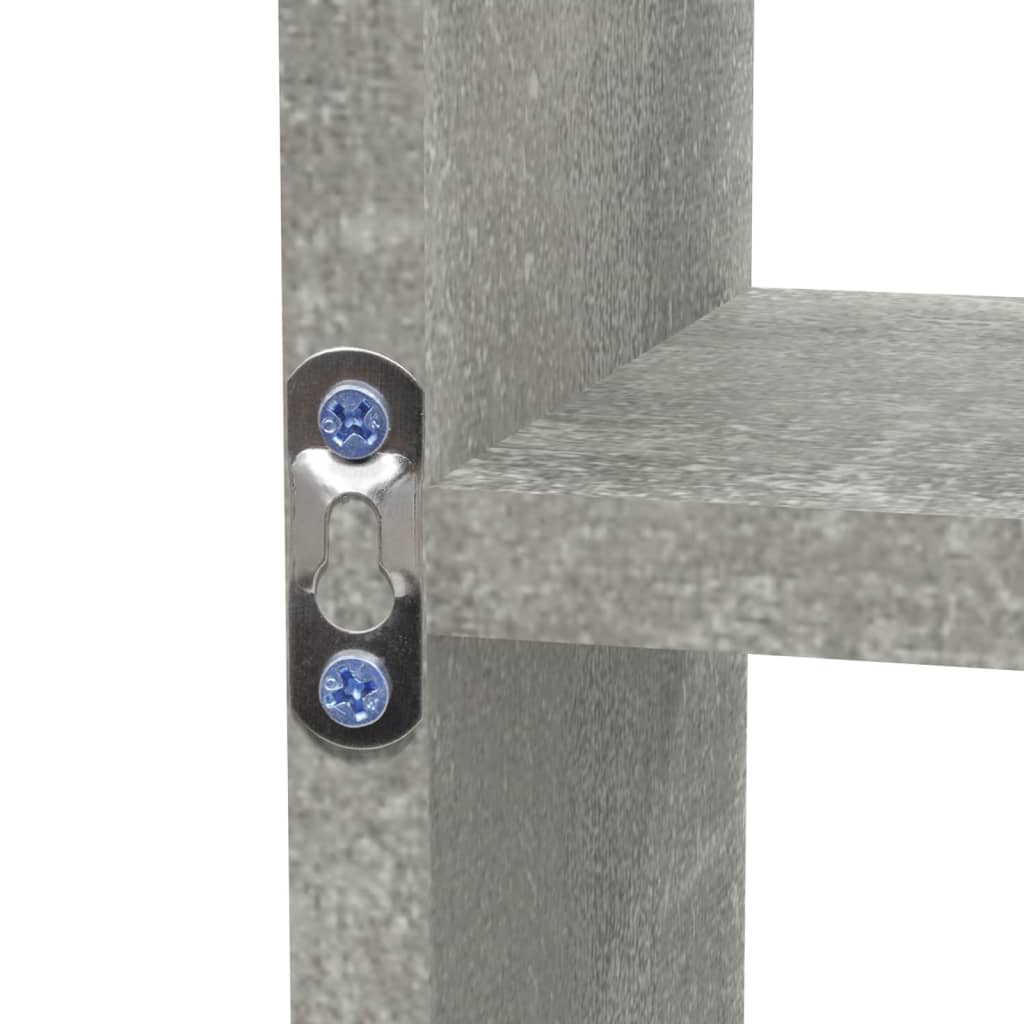 Étagère murale 8 compartiments Gris béton - XIOS