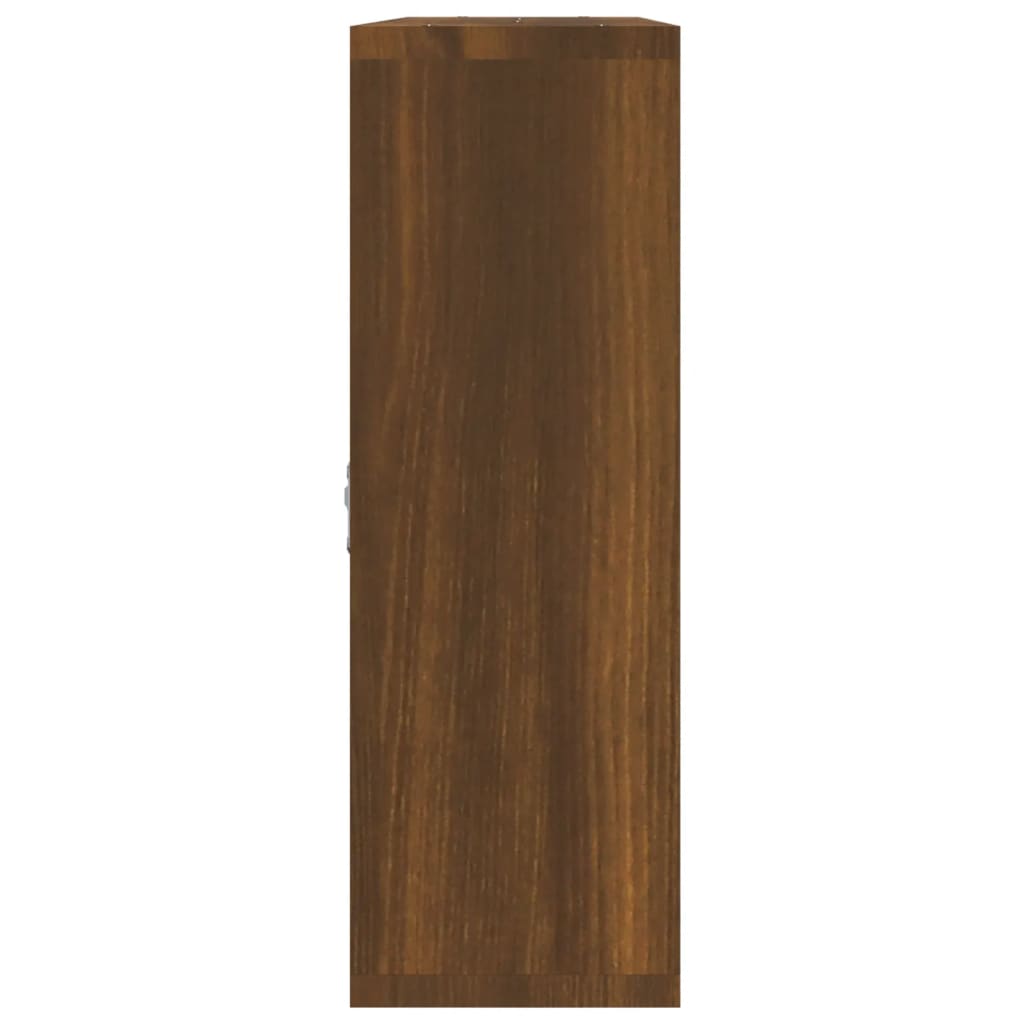 Étagère murale 8 compartiments Chêne marron - XIOS