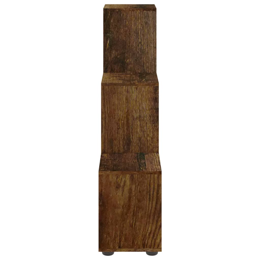 Bibliothèque escalier Chêne fumé 107 cm Bois d'ingénierie - XIOS