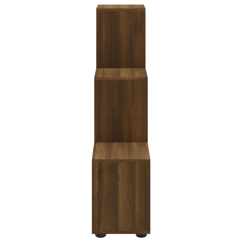 Bibliothèque escalier Chêne marron 107 cm Bois d'ingénierie - XIOS