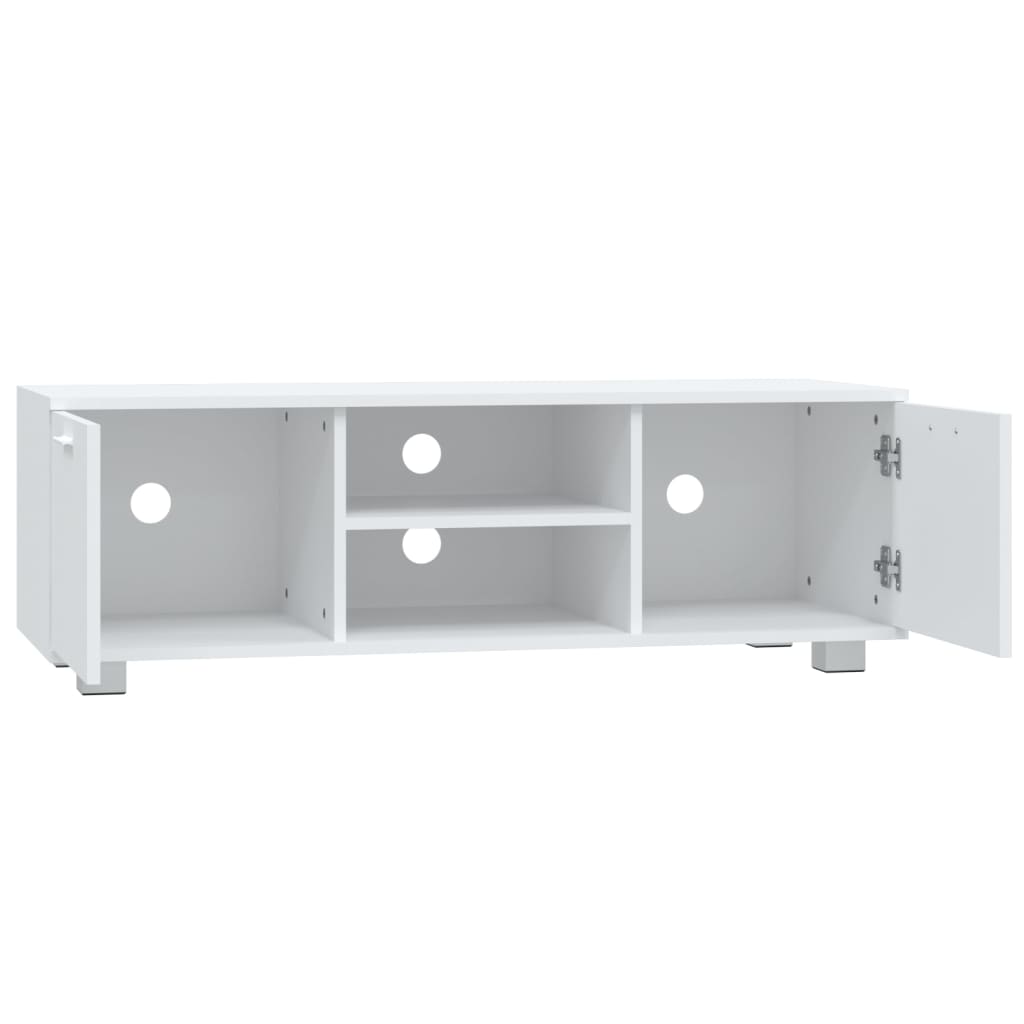 Meuble TV Blanc 120x40,5x35 cm Bois d'ingénierie Meubles TV vidaXL   