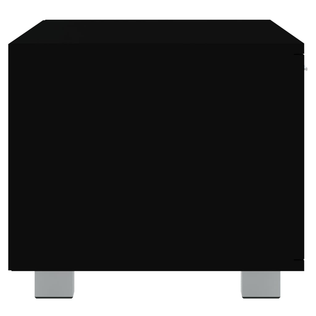 Meuble TV Noir 120x40,5x35 cm Bois d'ingénierie Meubles TV vidaXL   