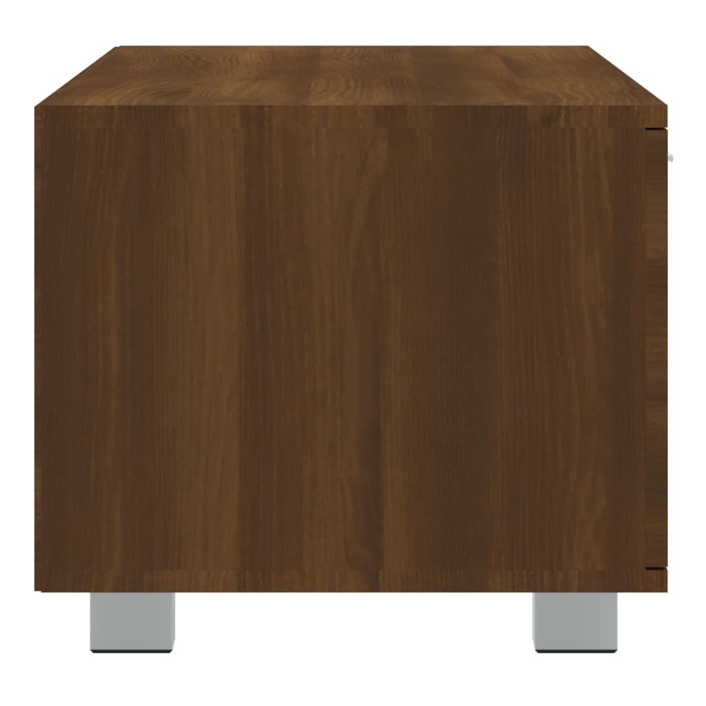 Meuble TV Chêne marron 140x40,5x35 cm Bois d'ingénierie - XIOS