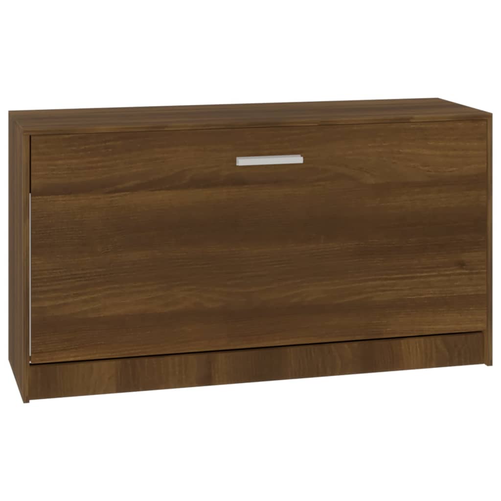 Banc à chaussures Chêne marron 80x24x45 cm Bois d'ingénierie - XIOS