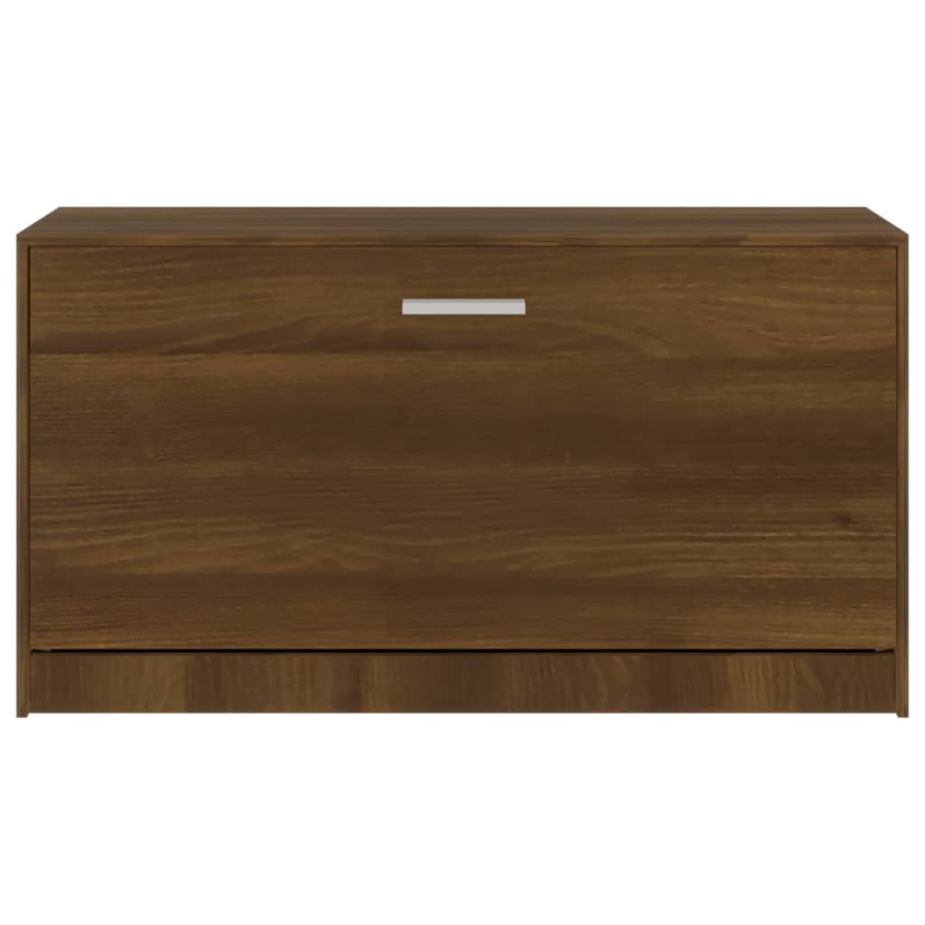 Banc à chaussures Chêne marron 80x24x45 cm Bois d'ingénierie - XIOS